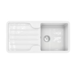 ETAL Comite 1 Bowl Composite Kitchen Sink White Reversible 1000 x 500mm