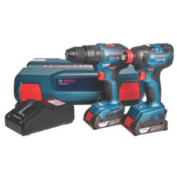 Bosch GSB 18V-110 C Professional 18V Li-Ion Coolpack Brushless Cordless  Combi Drill - Bare - Screwfix