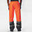 Regatta Pro Hi-Vis Over Trousers Elasticated Waist Orange / Navy Large 30" W 31" L