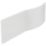 Ideal Standard Giovo Curve Shower Bath Right-Hand Acrylic No Tap Holes 1700mm