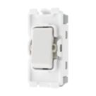 British General Nexus 20A Grid DP Control Switch White