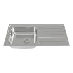 Carysil SD100L 1 Bowl Stainless Steel Inset Kitchen Sink  1000mm x 500mm