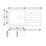 Carysil SD100L 1 Bowl Stainless Steel Inset Kitchen Sink  1000mm x 500mm