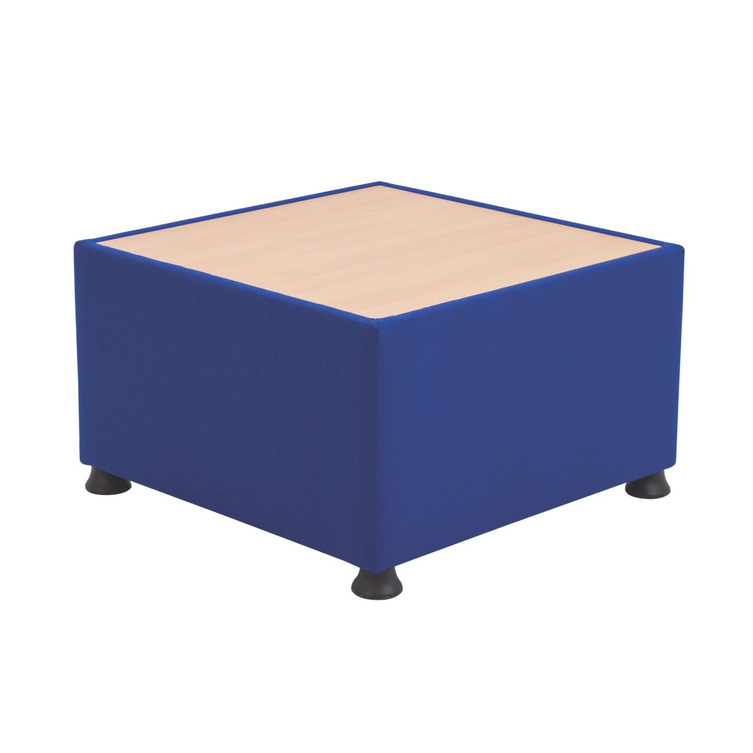 TC Group Glacier Square Modular Table Royal Blue/Black 620mm x 370mm (253TT)