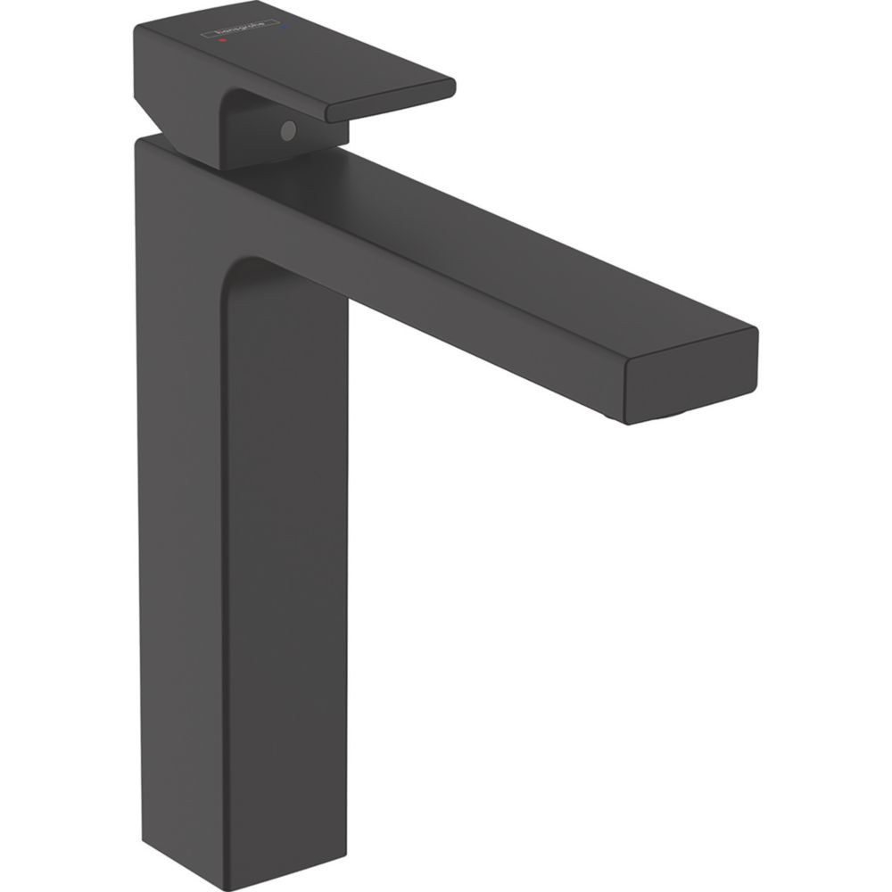 Hansgrohe Vernis Shape 190 Basin Mixer with Isolated Water Conduction Matt Black