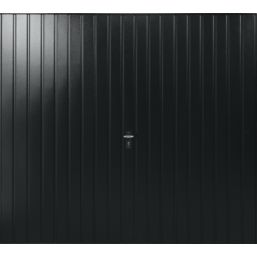 Gliderol Vertical 7' x 7' Non-Insulated Framed Steel Up & Over Garage Door Jet Black
