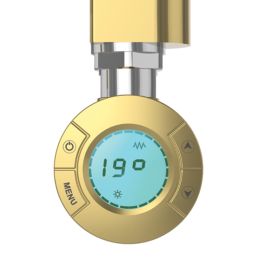 Flomasta 1100mm x 500mm 853BTU Gold Flat Electric Towel Radiator