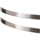 Essentials Sabaku Bow Handles Brushed Nickel 260mm 2 Pieces