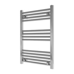 Azur 700mm x 500mm 672BTU Chrome Flat  Towel Radiator