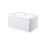 Essentials Genoa Vanity Unit with Basin Matt White 805mm x 460mm x 360mm