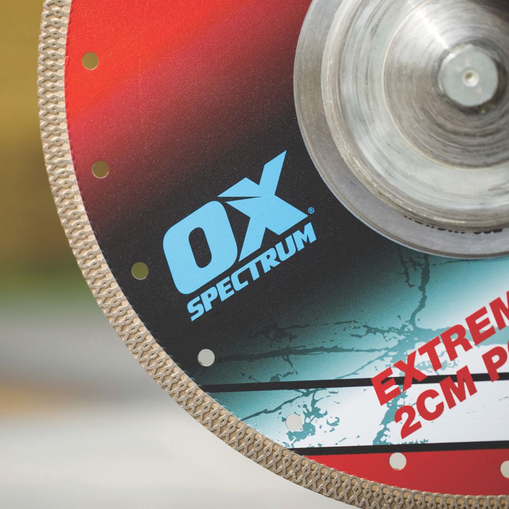 OX Pro Tile Diamond Blade 230mm x 22.23mm - Screwfix
