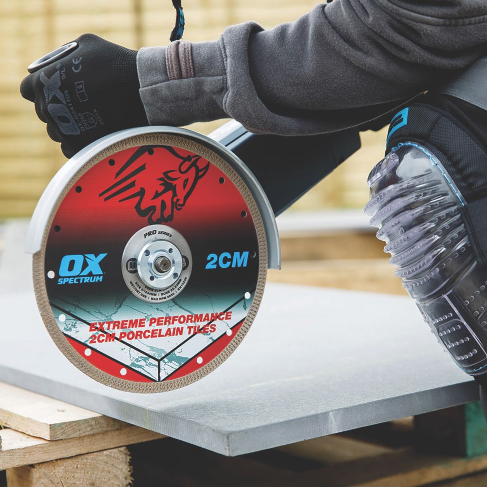 OX Pro Tile Diamond Blade 230mm x 22.23mm - Screwfix