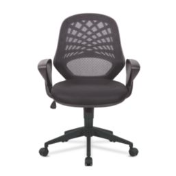 Nautilus Designs Lattice Medium Back Task/Operator Chair Black