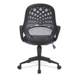 Nautilus Designs Lattice Medium Back Task/Operator Chair Black
