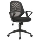 Nautilus Designs Lattice Medium Back Task/Operator Chair Black