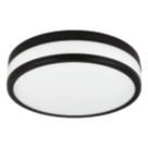 Eglo Palermo LED Ceiling Light Black 7W 2100lm