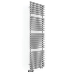 Terma 1800mm x 520mm 3454BTU Grey / Silver Flat Designer Towel Radiator