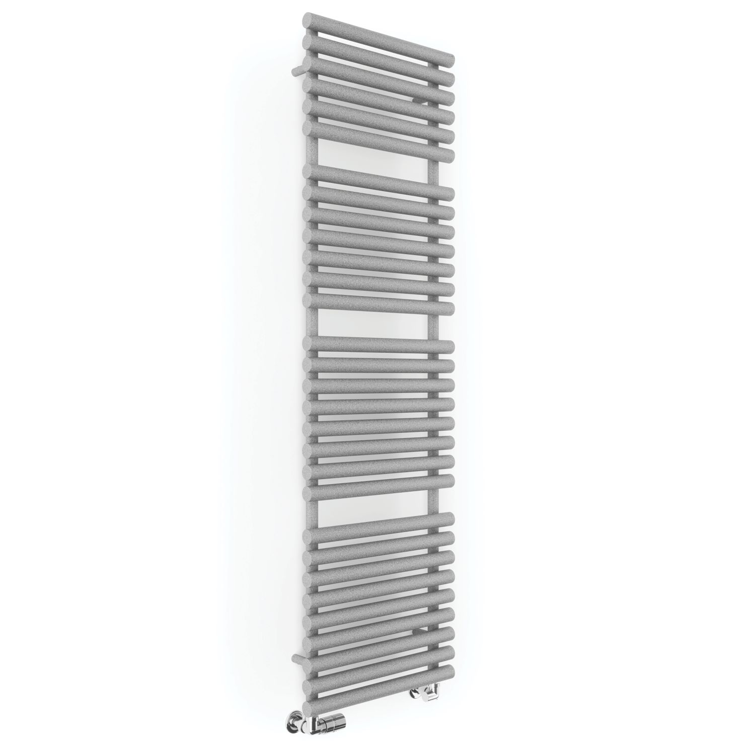 Terma 1800mm x 520mm 3454BTU Grey / Silver Flat Designer Towel Radiator (254RH)