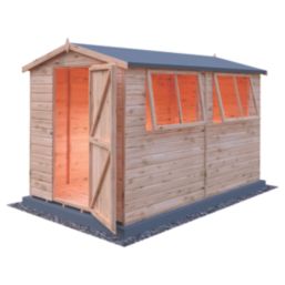 Shire  6' x 10' (Nominal) Apex Shiplap Timber Workshop