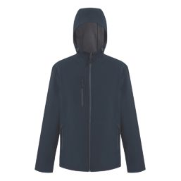 Regatta Navigate  2-Layer Hooded Jacket Navy/Seal Grey Small 37.5" Chest
