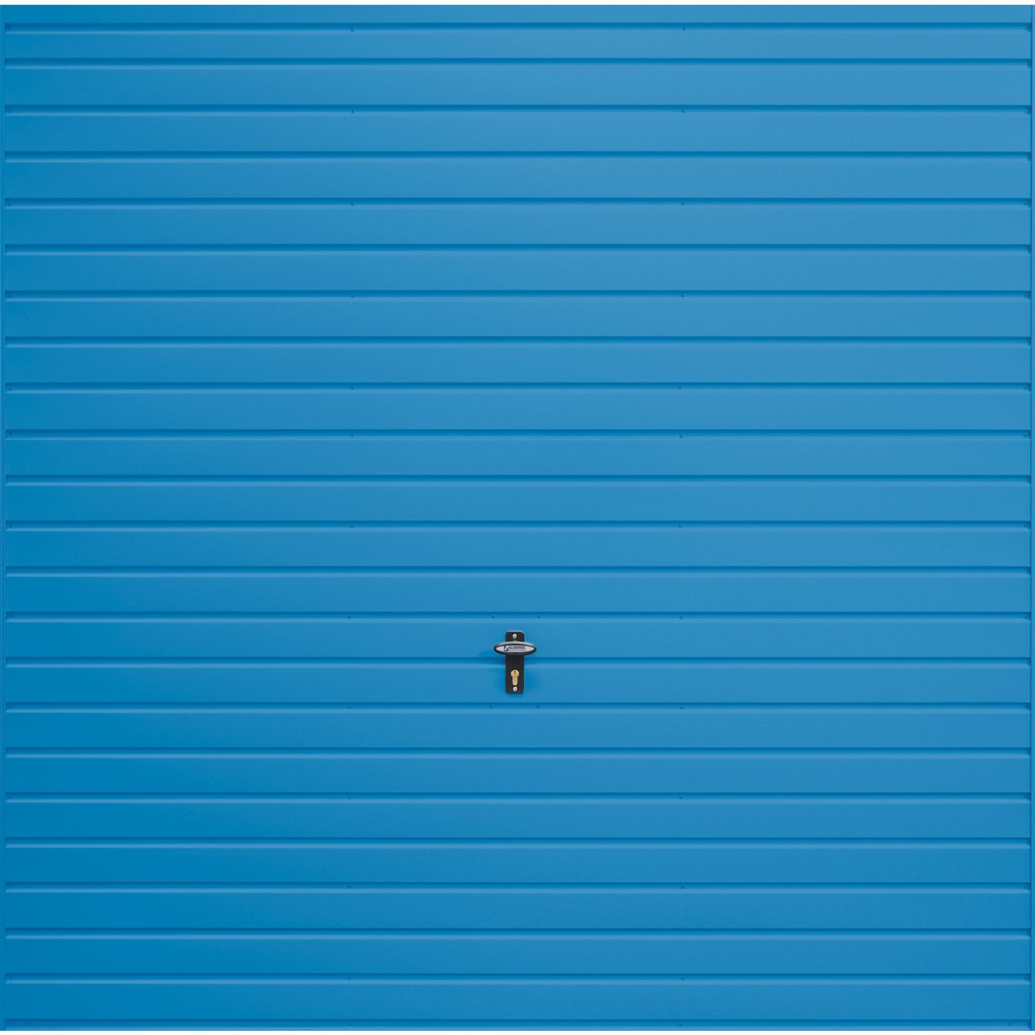 Gliderol Horizontal 7' x 7' Non-Insulated Framed Steel Up & Over Garage Door Light Blue (254VP)