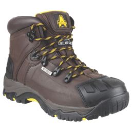 Amblers FS39 Size 15  Brown Waterproof Steel Toe Cap Safety Boots