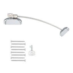 Smith & Locke  Window Restrictor Polished Silver 99mm