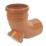 FloPlast Push-Fit 87.5° Single Socket Access Bend 110mm