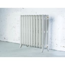 Arroll 760mm x 834mm 4913BTU White Cast Iron 3 Column Radiator