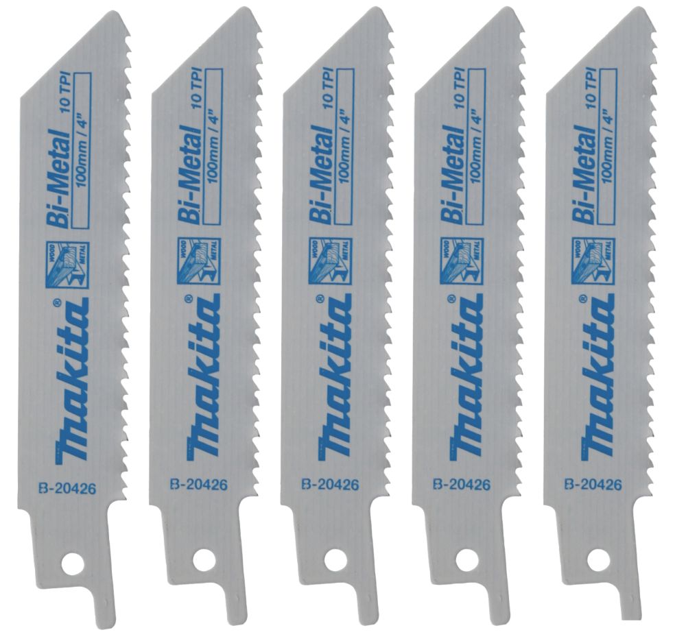 Makita B 20426 Multi Material Reciprocating Saw Blades 100mm 5