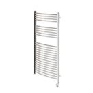 Flomasta 1200mm x 600mm 1364BTU Chrome Curved Electric Towel Radiator
