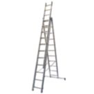 Zarges Light Trade Aluminium 6.8m Combination Ladder