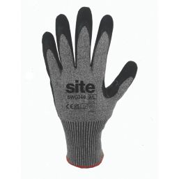 Site SWG360 Cut Resistant Gloves Grey Marl / Black Medium