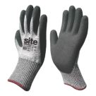 Site SWG360 Cut Resistant Gloves Grey Marl / Black Medium