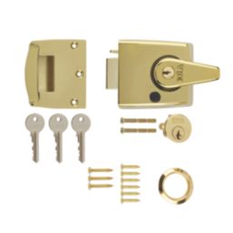 ERA 193-31  Double Locking Night Latch  Brass 60mm Backset
