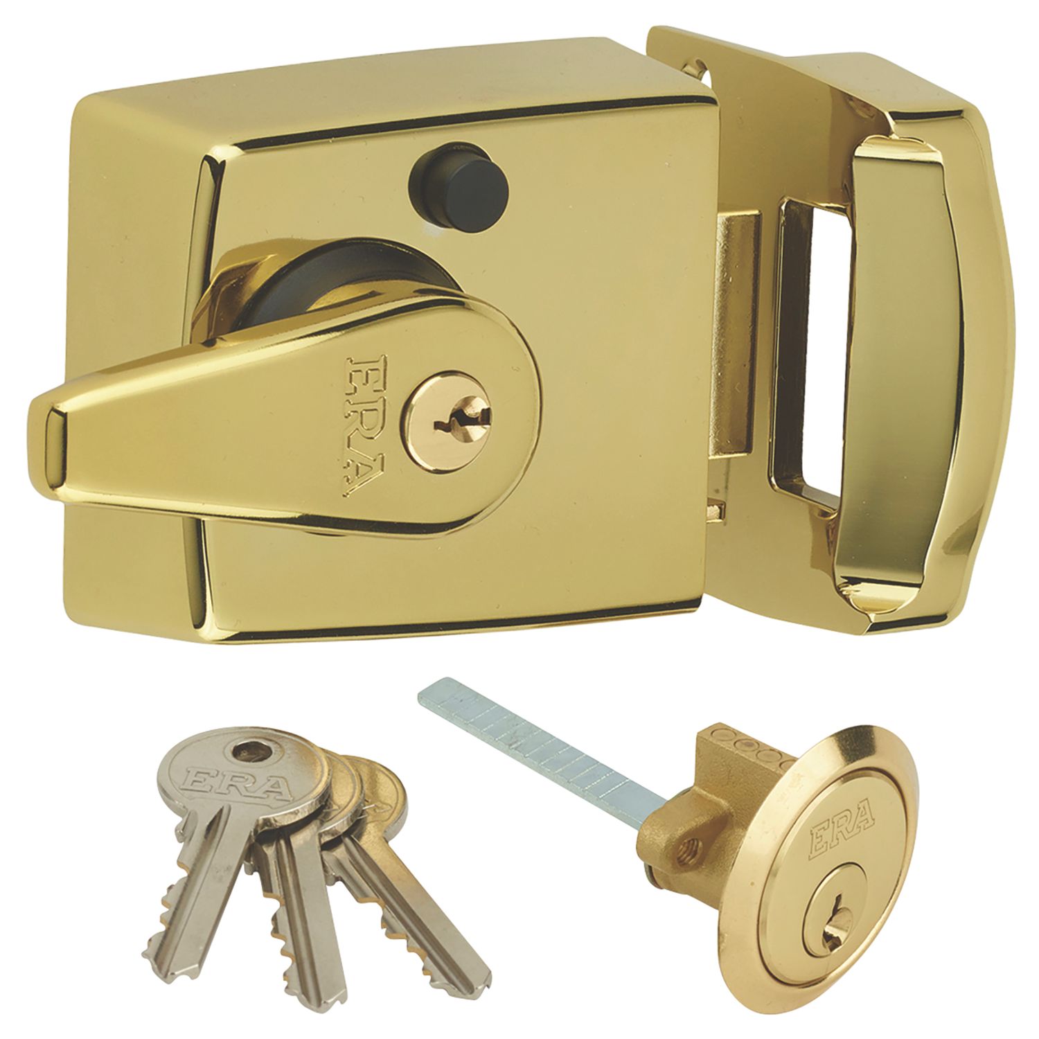 ERA 193-31 Double Locking Night Latch Brass 60mm Backset (255GG)