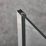 Mira Elevate Semi-Frameless Chrome Mini Bathscreen Static Panel  300mm x 1450mm