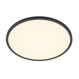 Philips SuperSlim LED Ceiling Light IP20 Black 18W 1500lm