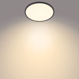 Philips SuperSlim LED Ceiling Light IP20 Black 18W 1500lm