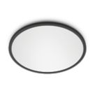 Philips SuperSlim LED Ceiling Light IP20 Black 18W 1500lm