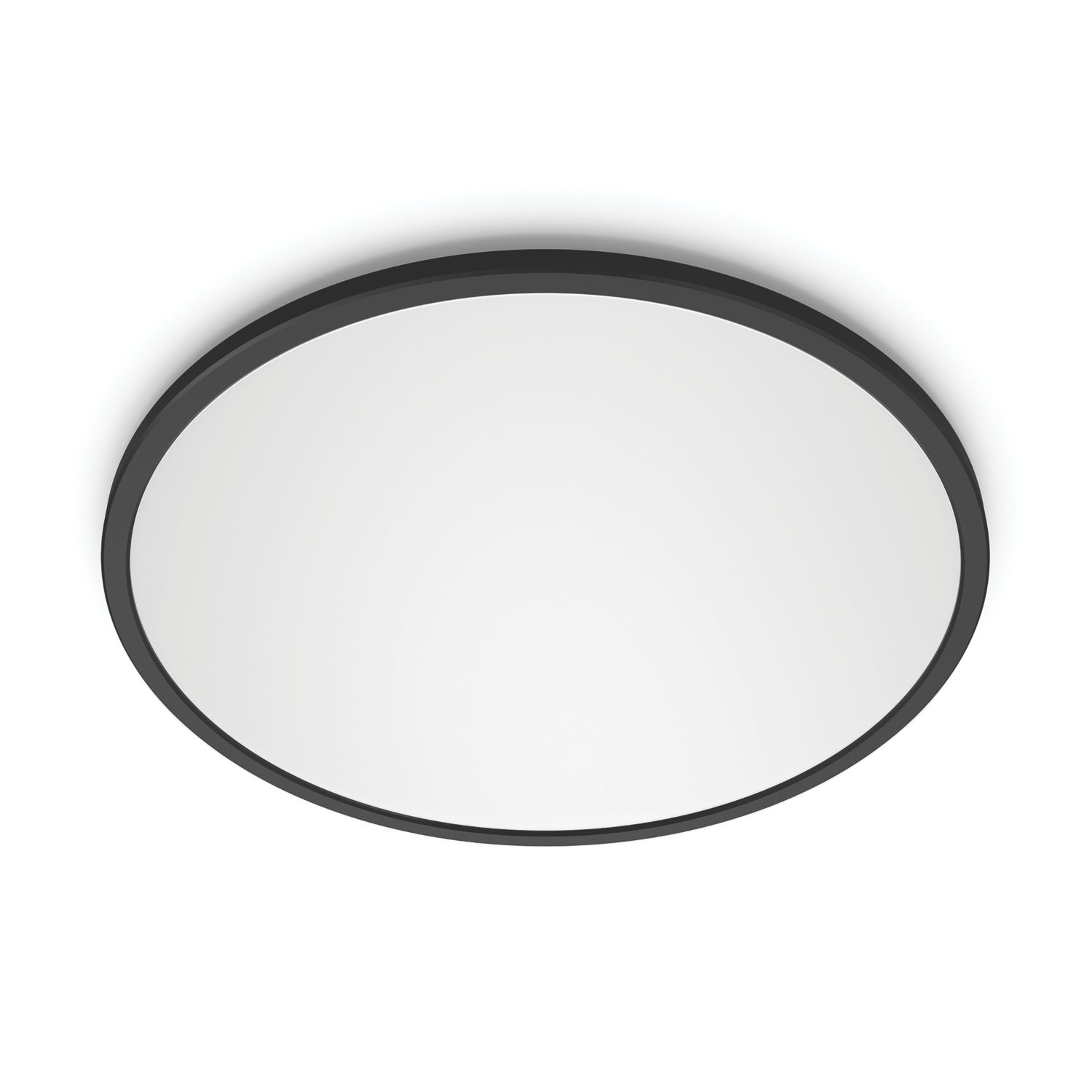Philips SuperSlim LED Ceiling Light IP20 Black 18W 1500lm (255JC)
