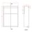 Alaska Bathroom Fitted Furniture Pack LH Vanity with Basin Pearl Grey Matt 1244mm x 355mm x 997mm