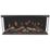 Be Modern Pryzm Arteon 1000-3SL Black Remote Control Wall-Mounted Electric Inset Fire 995mm x 380mm
