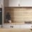Wilsonart Omega Modern Ashdown Square Edge Matt Brown Oak Effect Laminate Breakfast Bar 4100mm x 900mm x 38mm