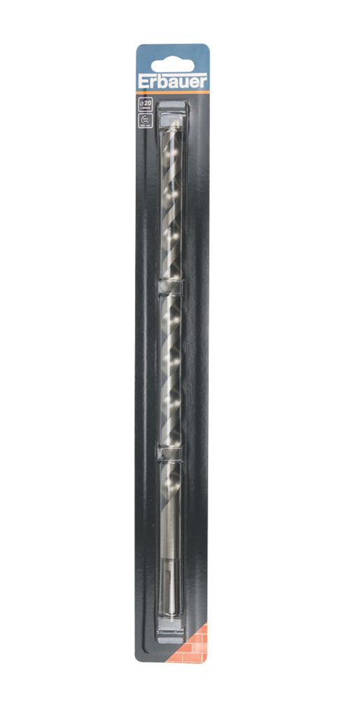 Hegebeck 20mm X 350mm Masonry Drill Bit - Carbide Tipped SDS Plus Bit For Concrete, Stone, And Masonry