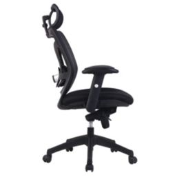 Nautilus Designs Newton High Back Executive Chair Black