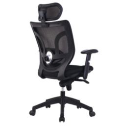 Nautilus Designs Newton High Back Executive Chair Black