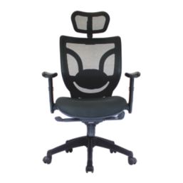 Nautilus Designs Newton High Back Executive Chair Black