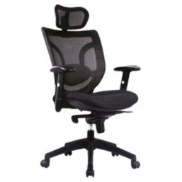 Nautilus Designs Newton High Back Executive Chair Black