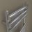 Towelrads 800mm x 500mm 873BTU Chrome Flat Designer Towel Radiator